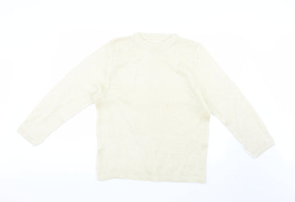 Womens UK Size  Preworn Beige Pullover Jumper