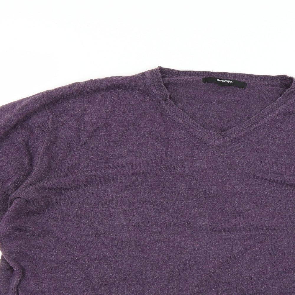 Mens Purple   Pullover Jumper Size M