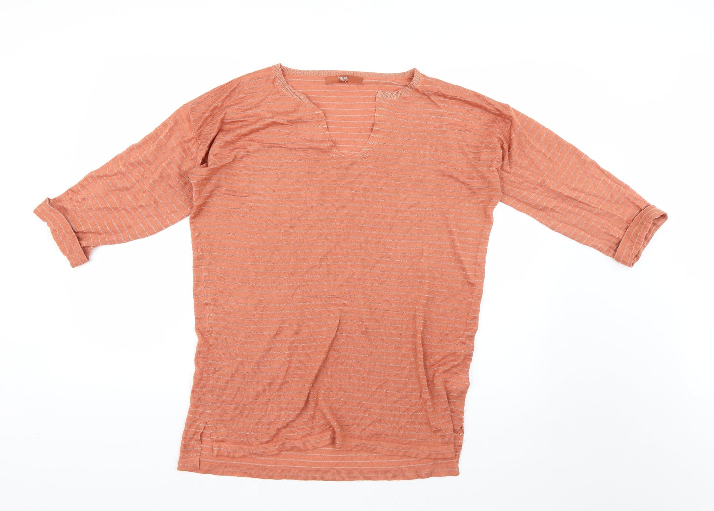 Womens UK Size 16 NEXT Orange Pullover Jumper