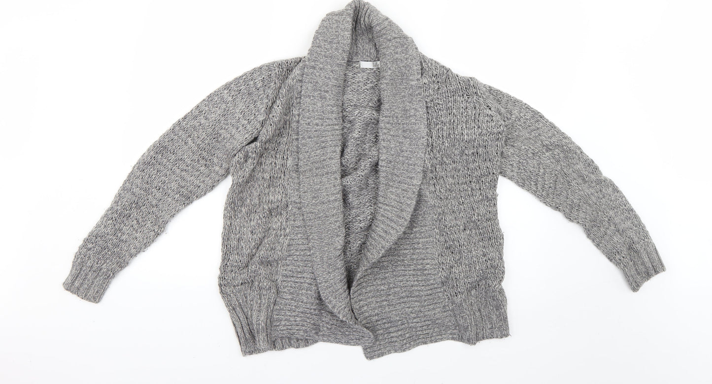 Womens UK Size S isle Grey Cardigan Jumper