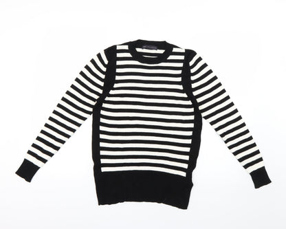 Marks and Spencer Womens Multicoloured Striped  Pullover Jumper Size 18