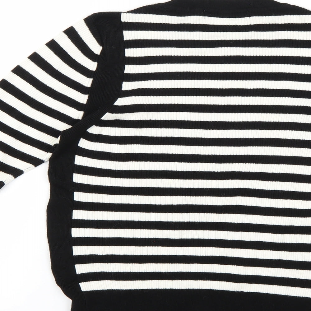 Marks and Spencer Womens Multicoloured Striped  Pullover Jumper Size 18