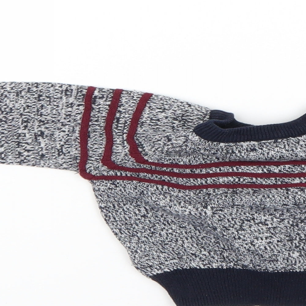 Brand and care label for Rebel Multicoloured jumper, size 0-3, Months