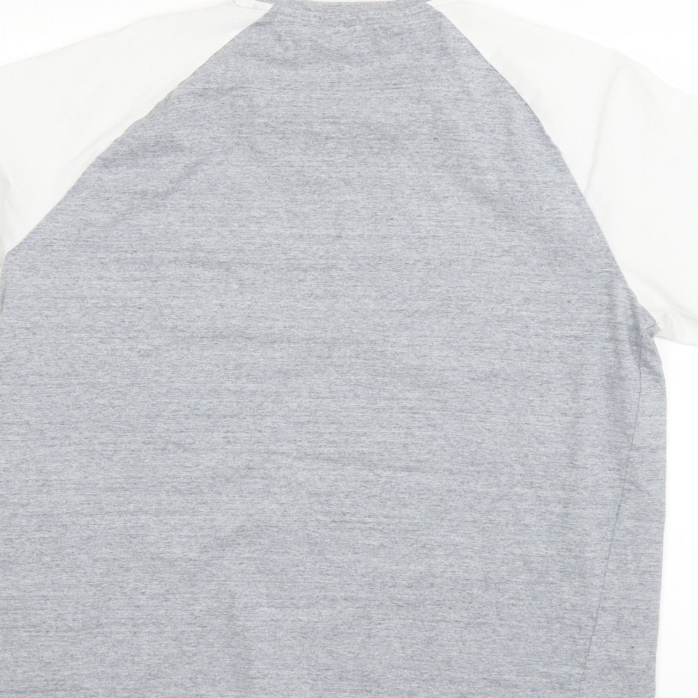 Womens UK Size XL Easy Grey Basic T-Shirt