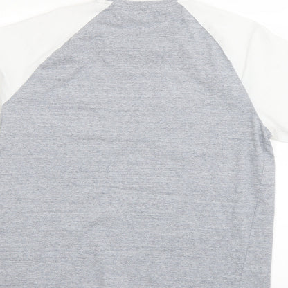 Womens UK Size XL Easy Grey Basic T-Shirt