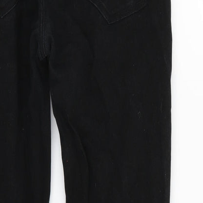 Womens UK Size 34 Preworn Regular Fit Skinny Black Jeans