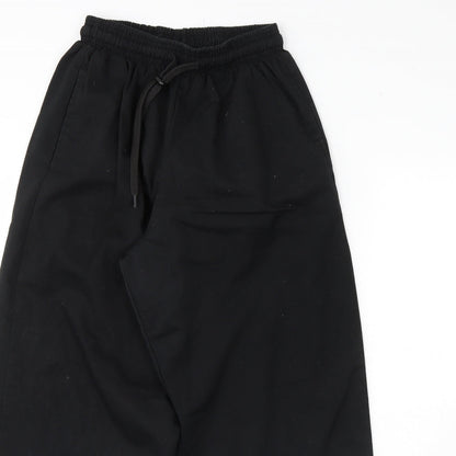 Womens UK Size M Preworn Regular Fit  Black Trousers