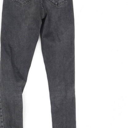 Topshop Womens Black  Denim Skinny Jeans Size 26 in L34 in