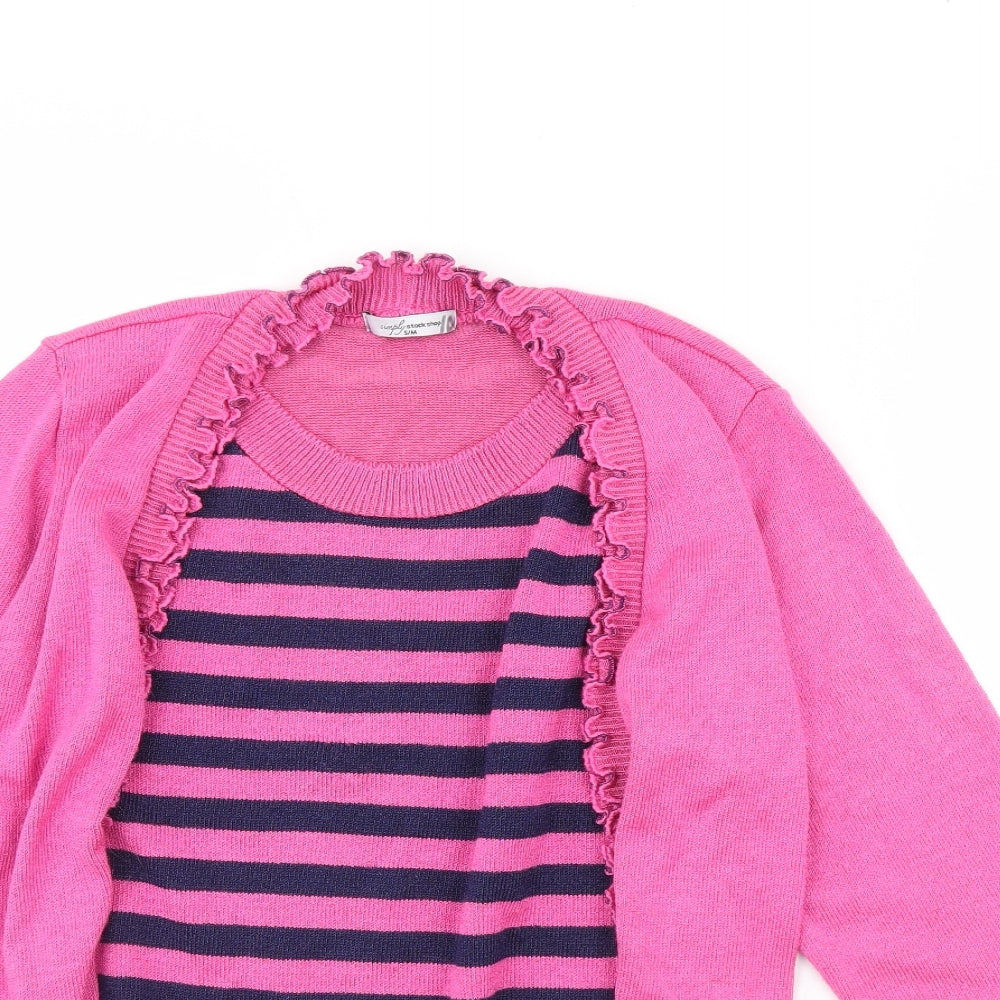 Womens UK Size S Simply Stock Shop Pink Pullover Jumper