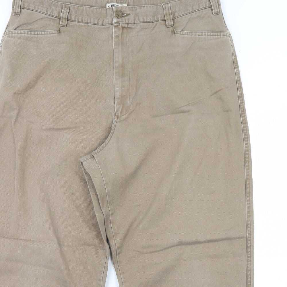 Cherokee Womens Beige   Straight Jeans Size 38 in L30 in
