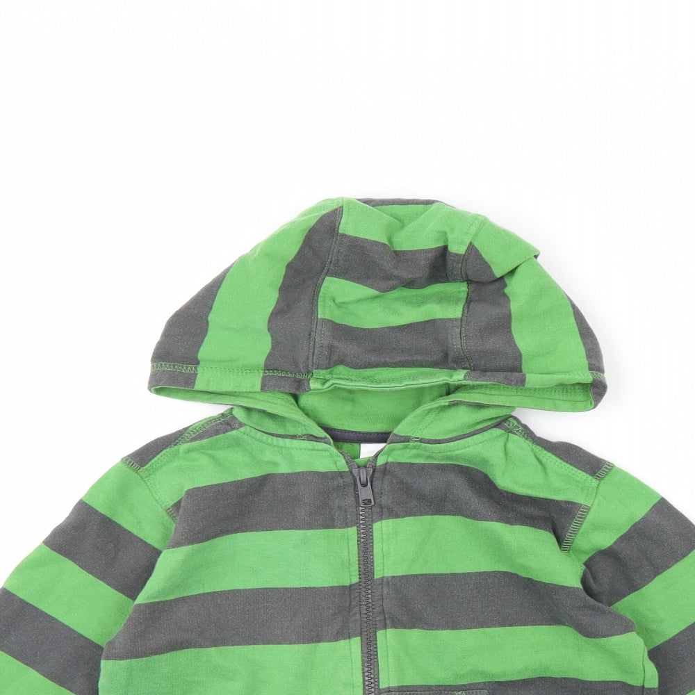 Urban Rascals Boys Green Striped  Jacket  Size 3 Years