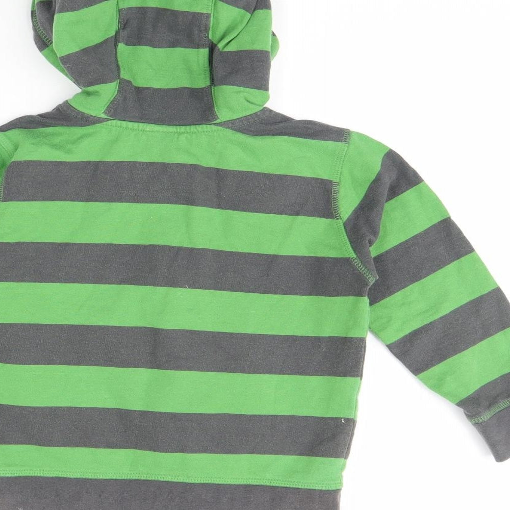 Urban Rascals Boys Green Striped  Jacket  Size 3 Years