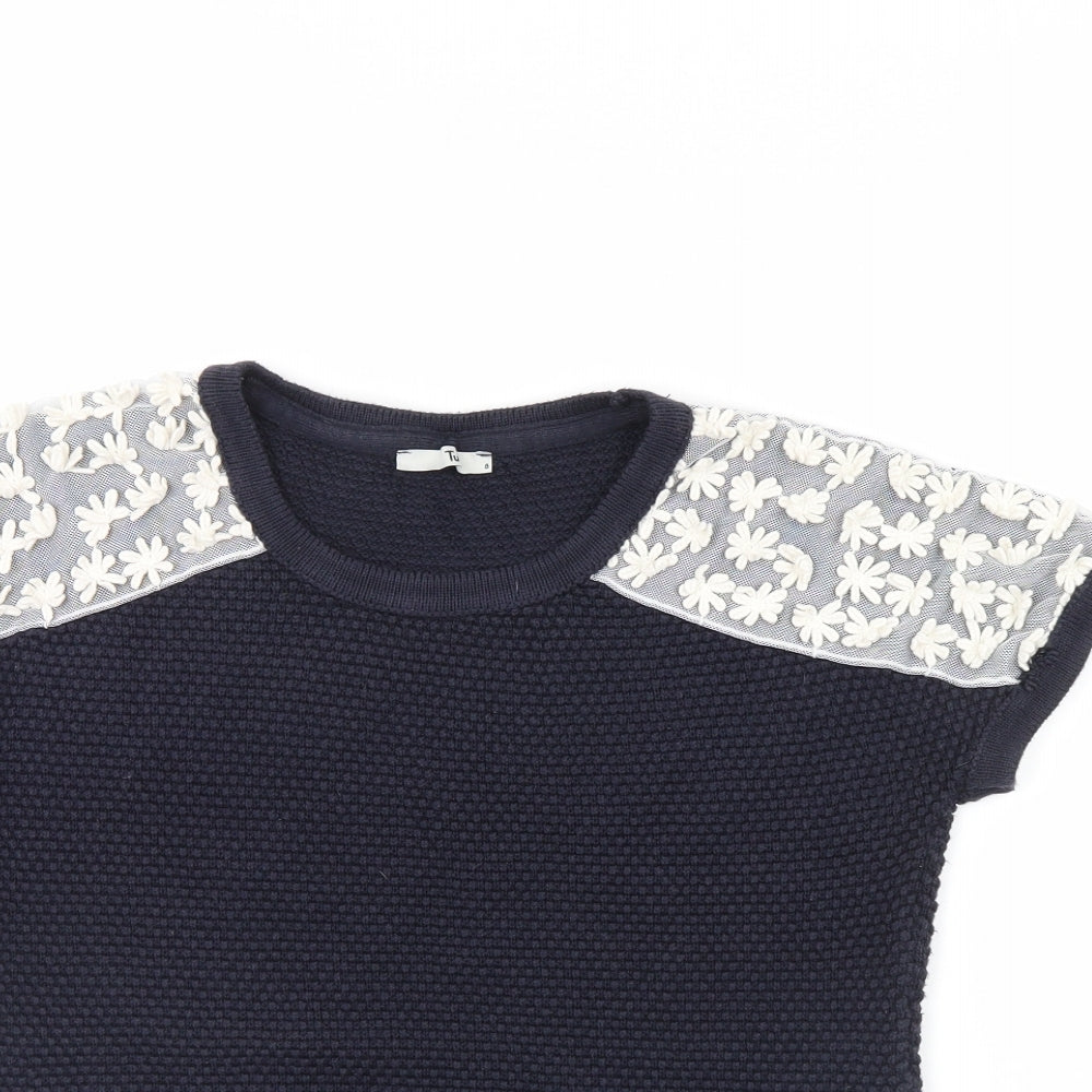 TU Womens Blue   Pullover Jumper Size 8