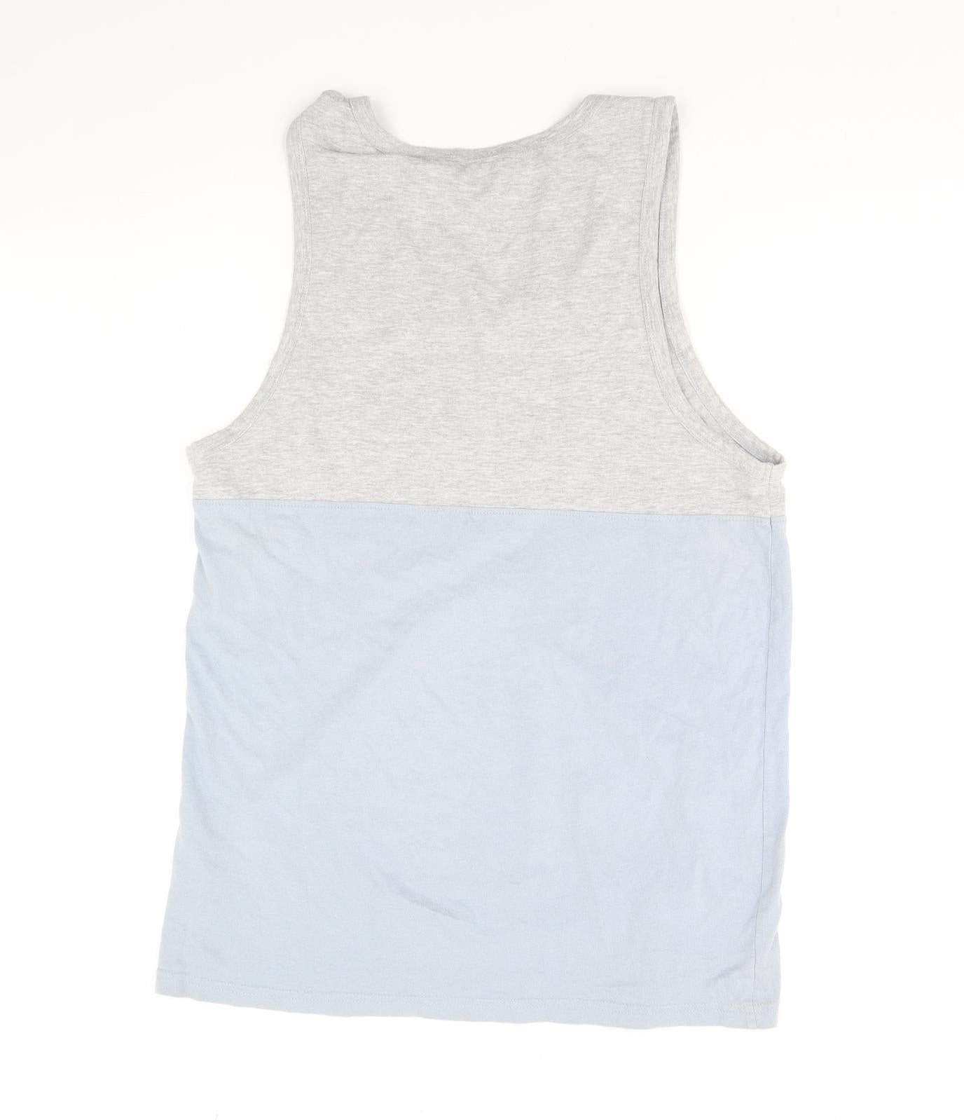 Womens UK Size S PEP & Co Blue Basic Tank