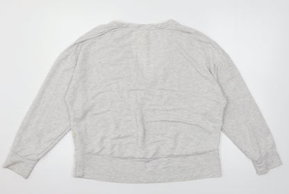 Primark Womens Grey  Jersey Pullover Sweatshirt Size 6