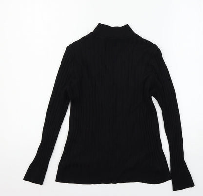 Womens UK Size 10 Peacocks Black Pullover Jumper