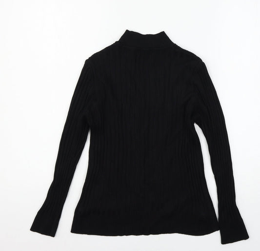 Womens UK Size 10 Peacocks Black Pullover Jumper