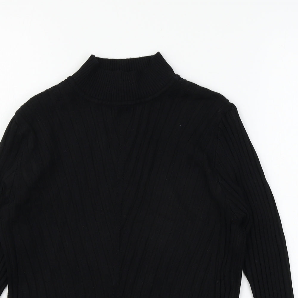 Womens UK Size 10 Peacocks Black Pullover Jumper