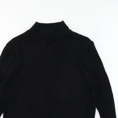 Womens UK Size 10 Peacocks Black Pullover Jumper