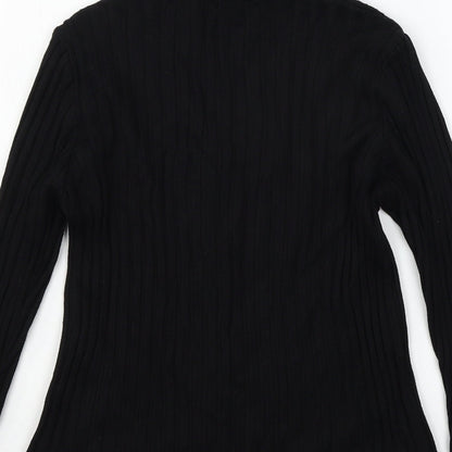 Womens UK Size 10 Peacocks Black Pullover Jumper