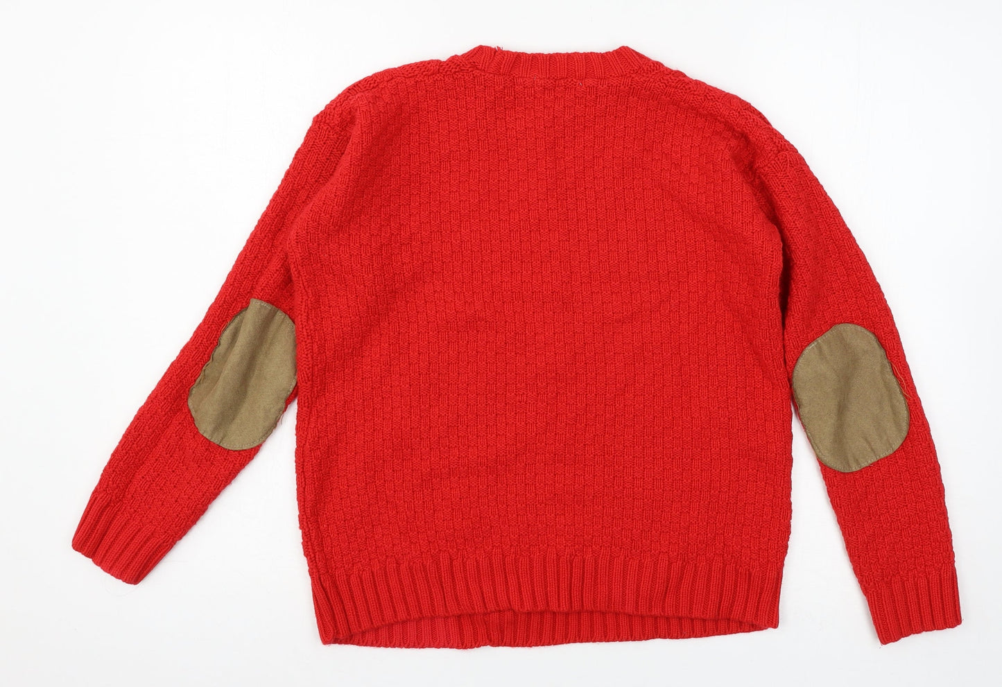 Womens UK Size 8 Glamourous Red Pullover Jumper