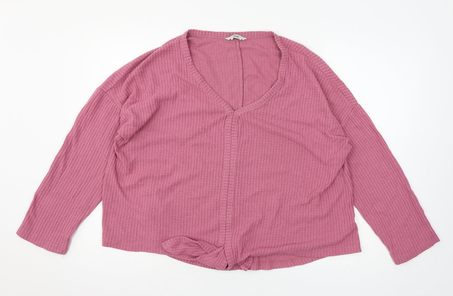 George Womens Pink  Knit Pullover Jumper Size 8