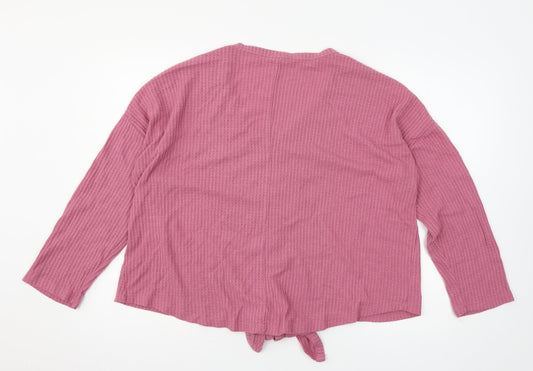 George Womens Pink  Knit Pullover Jumper Size 8