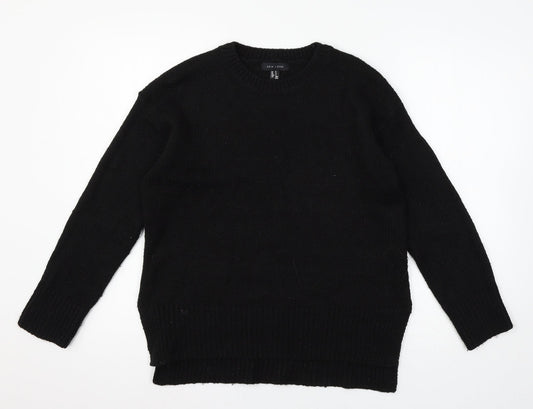 Womens UK Size S New Look Black Pullover Jumper