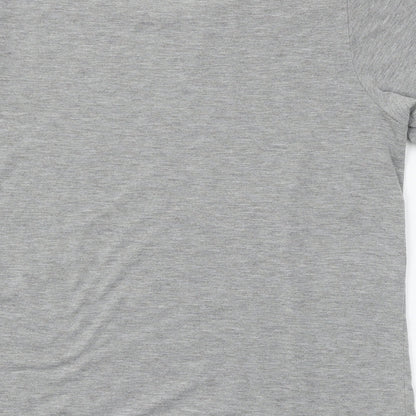 Womens UK Size S Select Grey Basic T-Shirt