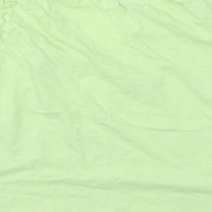 Womens UK Size L Pull&Bear Green Basic T-Shirt