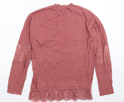 Womens UK Size 12 NEXT Pink Pullover Jumper