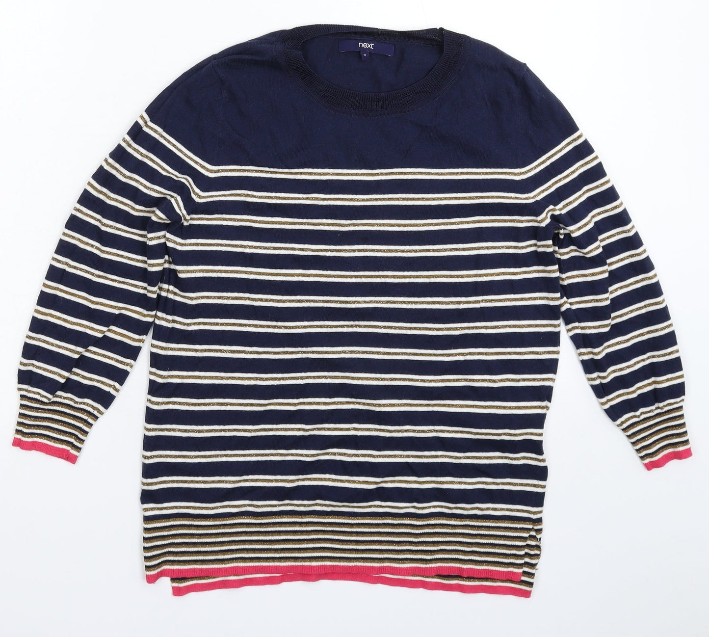 Womens UK Size 12 NEXT Multicoloured Pullover Jumper