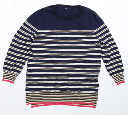 Womens UK Size 12 NEXT Multicoloured Pullover Jumper