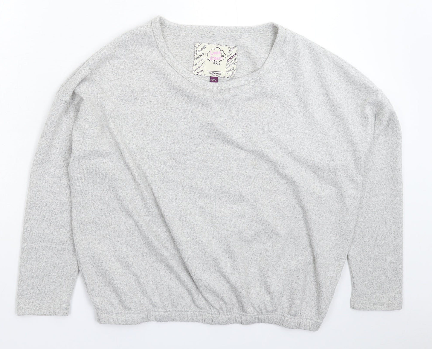 Love To Dream Womens Grey   Top Pyjama Top Size 14