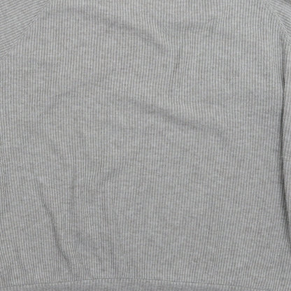 Brand and care label for Boux Avenue women’s grey knit jumper, size UK 14