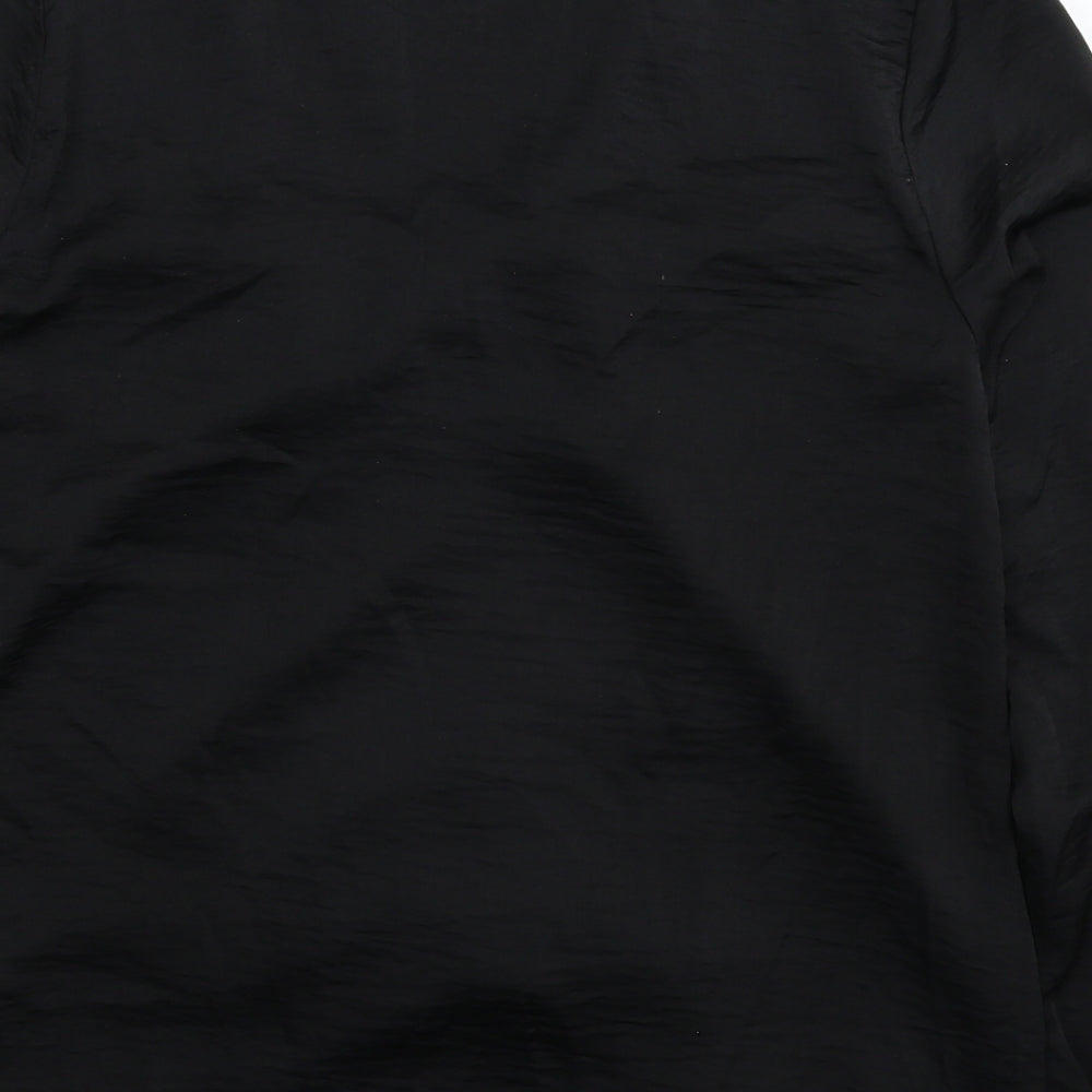 Womens UK Size 12 River Island Black Basic Blouse