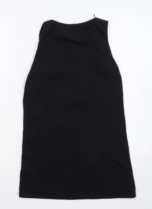 Very Womens Black   Basic Tank Size 16