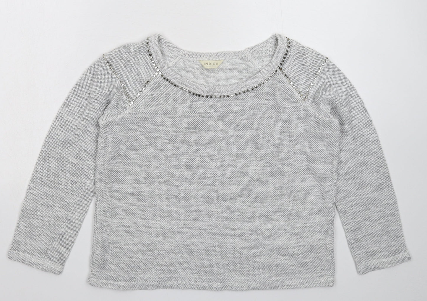 Womens UK Size 10 Marks and Spencer Grey Pullover Jumper