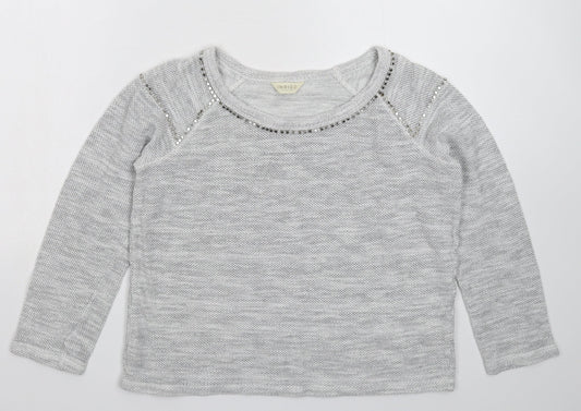 Womens UK Size 10 Marks and Spencer Grey Pullover Jumper