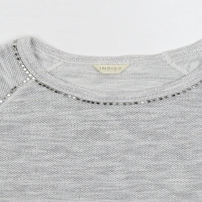 Womens UK Size 10 Marks and Spencer Grey Pullover Jumper