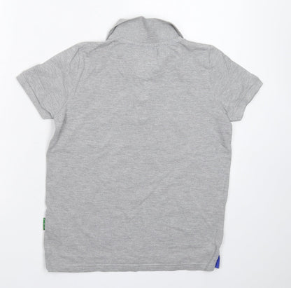 Kickers Boys Grey   Basic Polo Size 11-12 Years