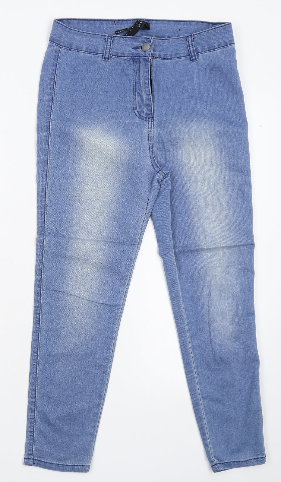 Womens UK Size 10 Crafted Extra-Slim Fit Jegging Blue Jeans