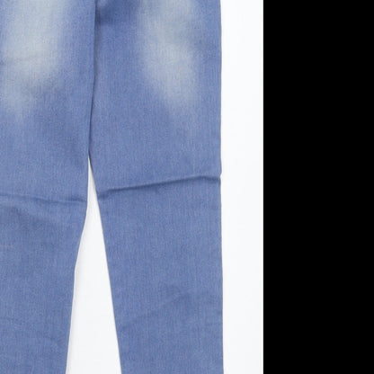 Womens UK Size 10 Crafted Extra-Slim Fit Jegging Blue Jeans