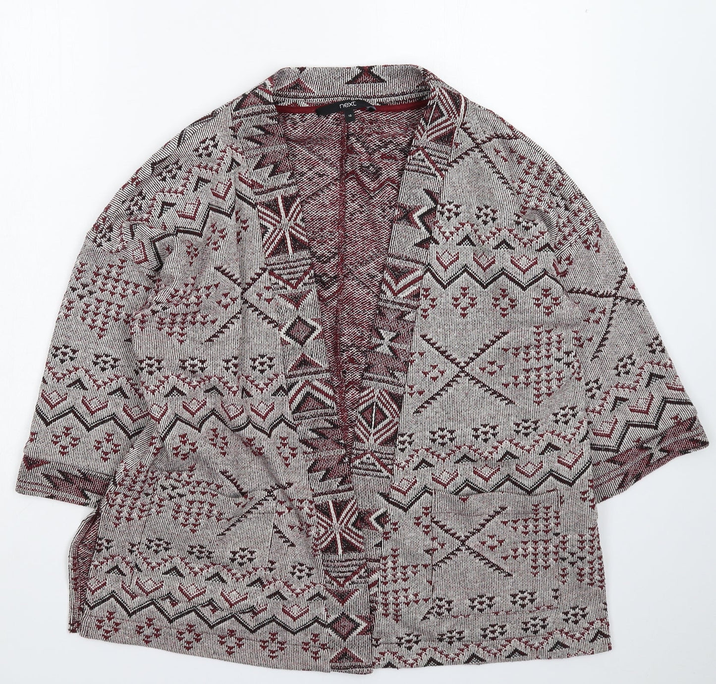 Womens UK Size 12 NEXT Multicoloured Cardigan Jumper
