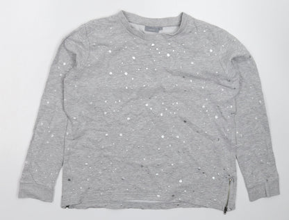 b.young Womens Grey   Pullover Sweatshirt Size M