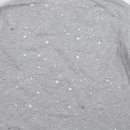b.young Womens Grey   Pullover Sweatshirt Size M
