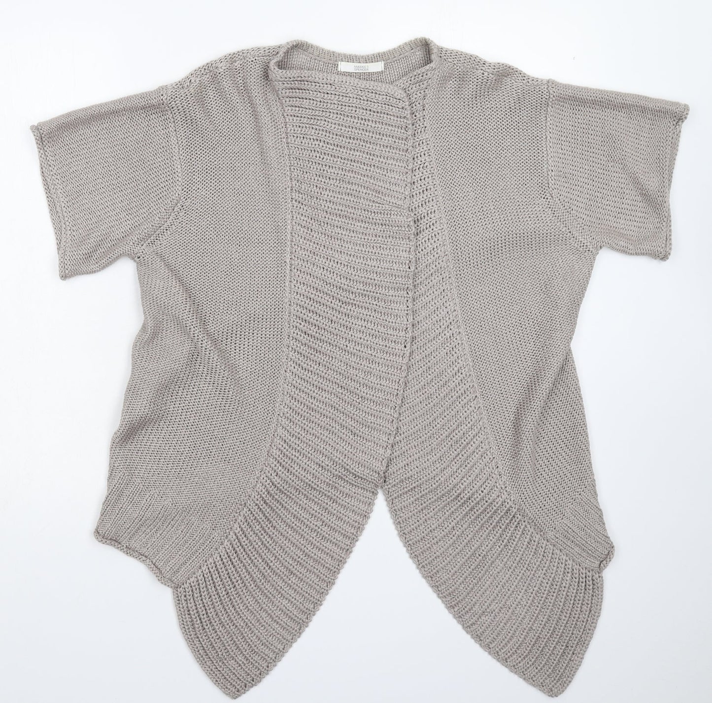 Womens UK Size 14 Marks and Spencer Grey Cardigan Jumper