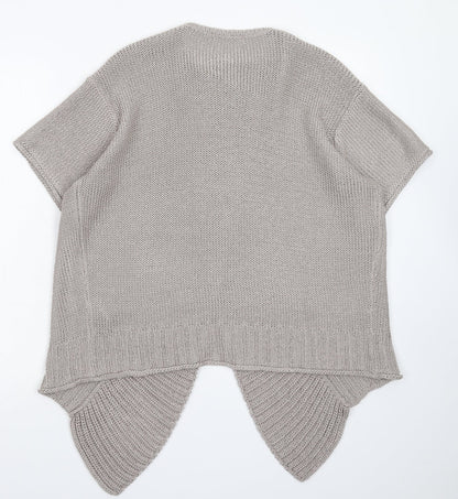 Womens UK Size 14 Marks and Spencer Grey Cardigan Jumper