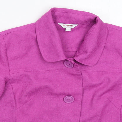 Essential Collection Womens Pink   Jacket Blazer Size 16