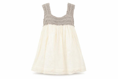 Front view of Active Wear women’s beige basic tank, size UK 12
